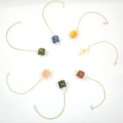 Hexagon Shaped with Om Pendulum Love Rocks Pendulum